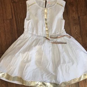 Crewcuts white dress - size 4 - like new